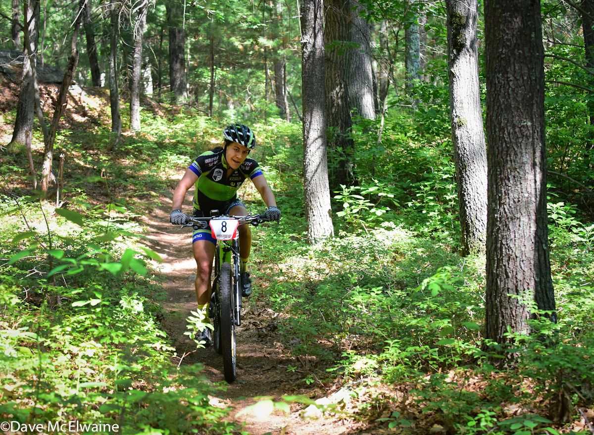 Crystal Anthony (Riverside Racing) riding alone with one lap to go