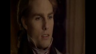 Tom Cruise playing Lestat in Interview with the Vampire