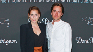 Princess Beatrice of York and Edoardo Mapelli Mozzi attend the Lenny Kravitz & Dom Perignon 'Assemblage' exhibition, the launch Of Lenny Kravitz' UK Photography Exhibition, on July 10, 2019 in London, England