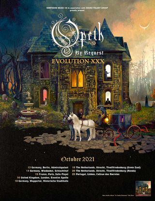 Opeth 2021 tour poster