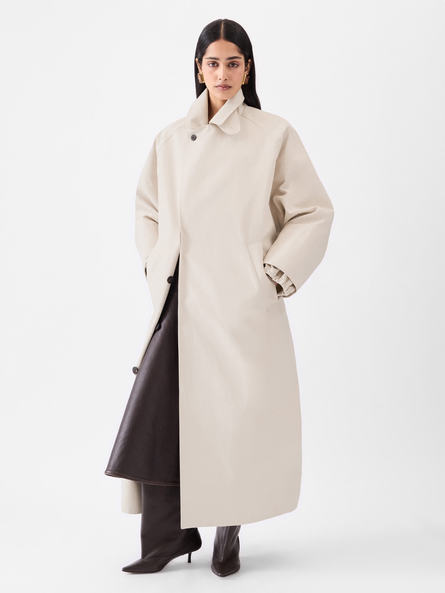 Jacquemus - the Trapezi Trench Coat - Off-White - Size : 36