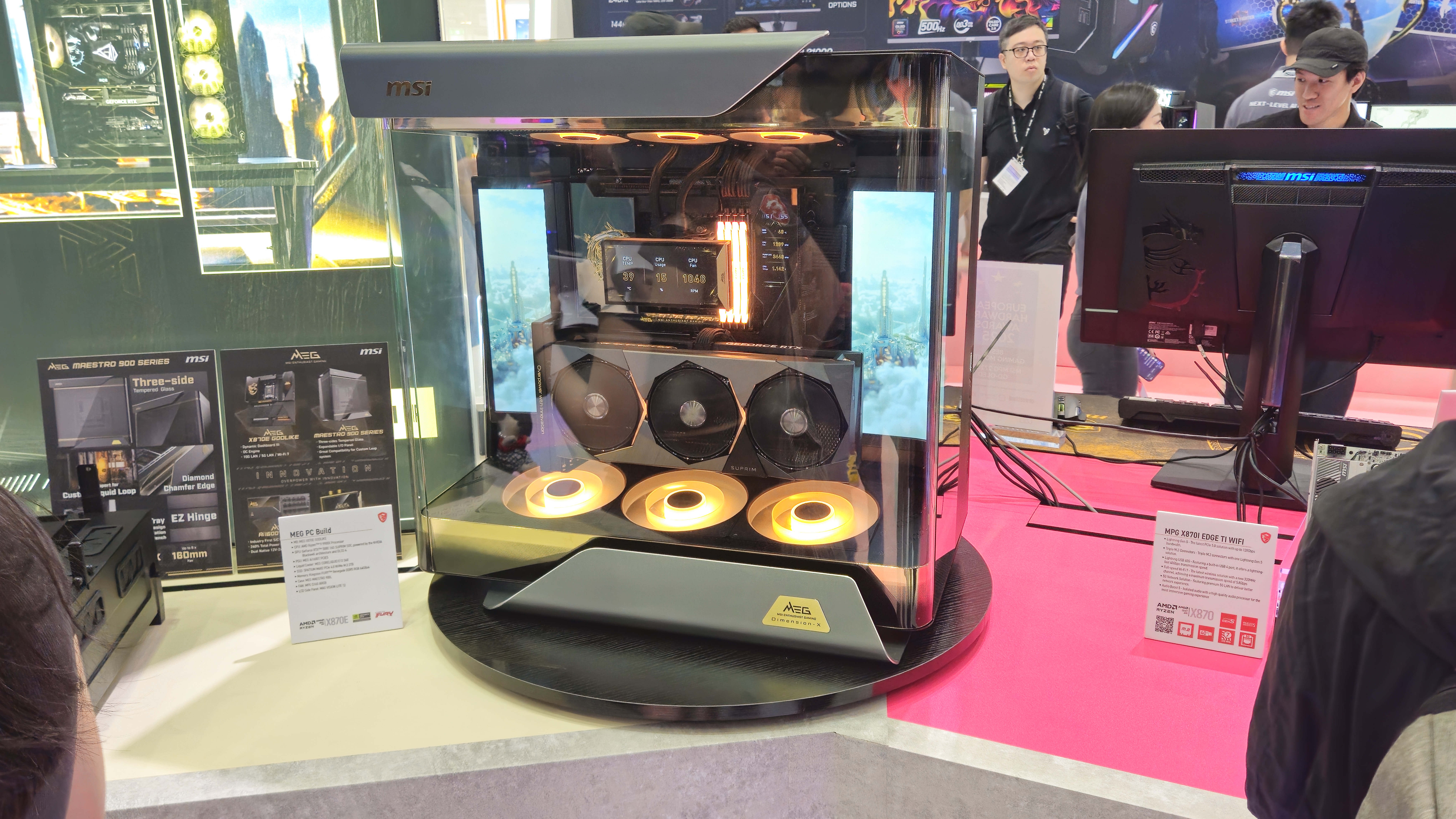 MSI components on display at Computex 2025