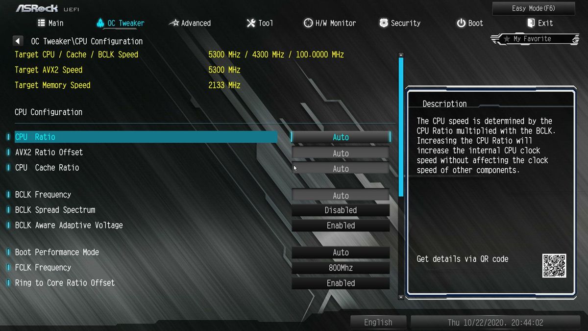 ASRock Z490M Pro4 BIOS