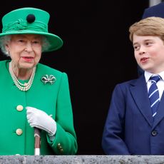 Queen Elizabeth and Prince George