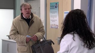 Roy is worried about Nina in Coronation Street