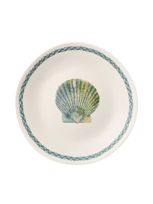 Melamine Shell Border Salad Plate