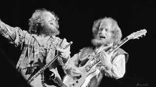Martin Barre and Ian Anderson of Jethro Tull