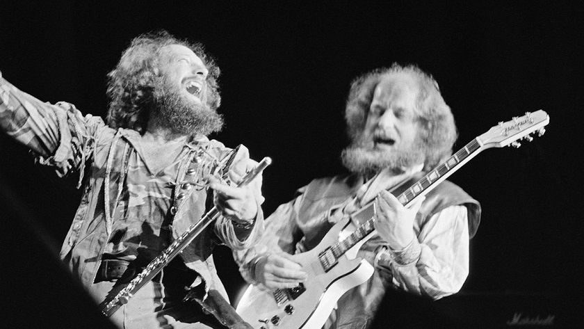 Martin Barre and Ian Anderson of Jethro Tull