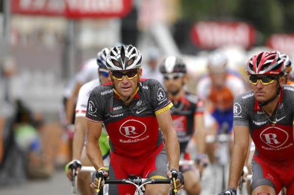 Lance Armstrong (RadioShack) is not enjoying his last Tour de France