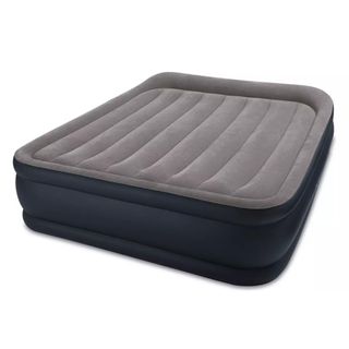 Dark grey air bed with light grey top