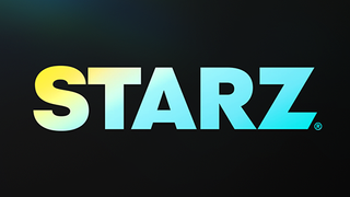 The Starz logo on a black background
