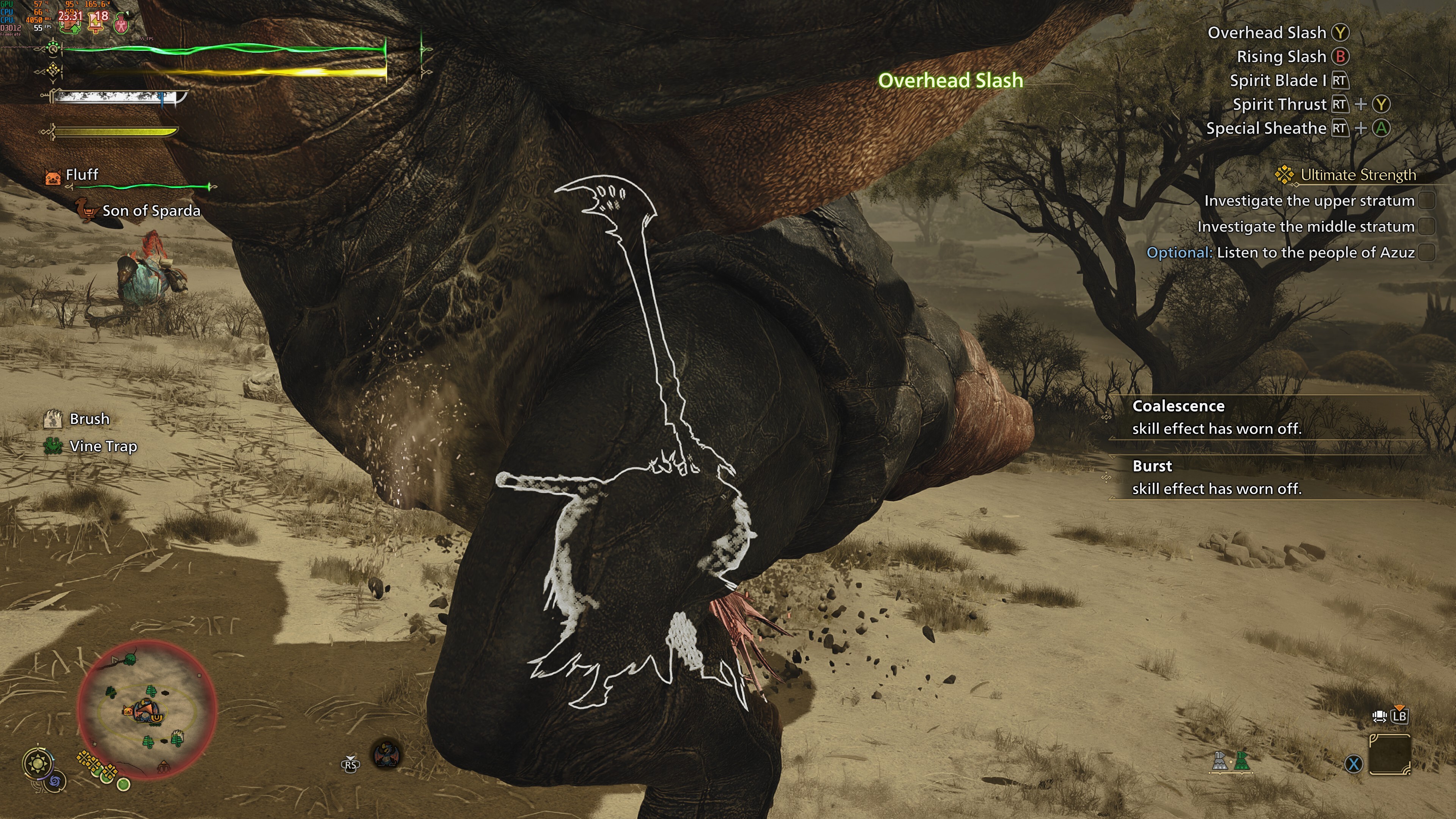 Gameplay of Monster Hunter Wilds