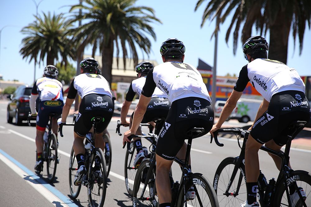 The Dimension Data enjoy the Australian summer