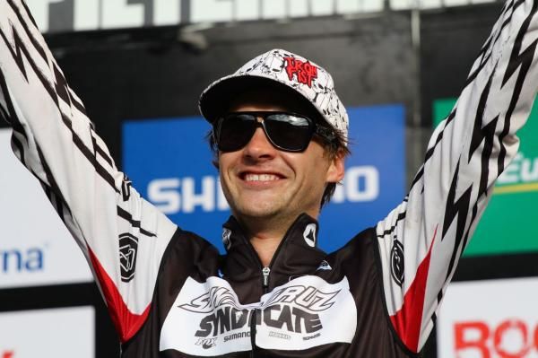 A happy Greg Minnaar (Santa Cruz Syndicate)