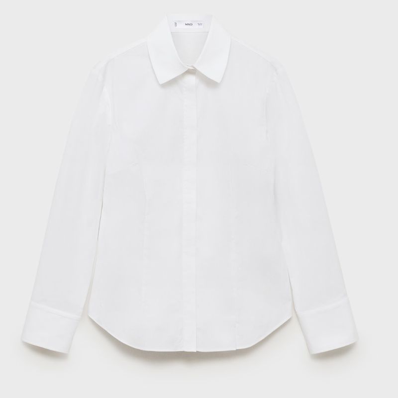 white button up shirt
