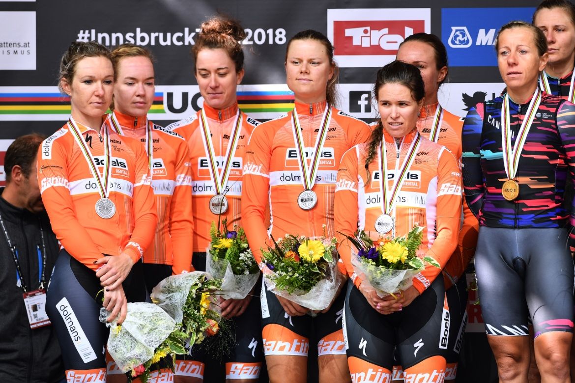 Boels Dolmans took silver in Innsbruck.