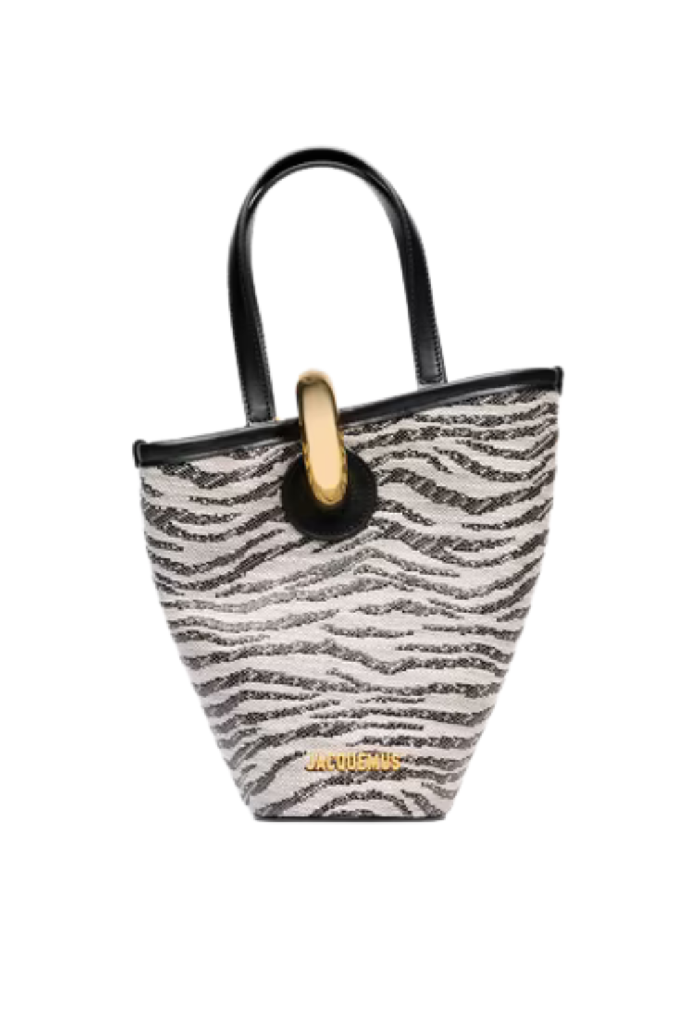 Jacquemus - the Small Bambola - Black & White Zebra - Size : One Size
