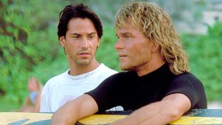 Keanu Reeves and Patrick Swayze in Point Break