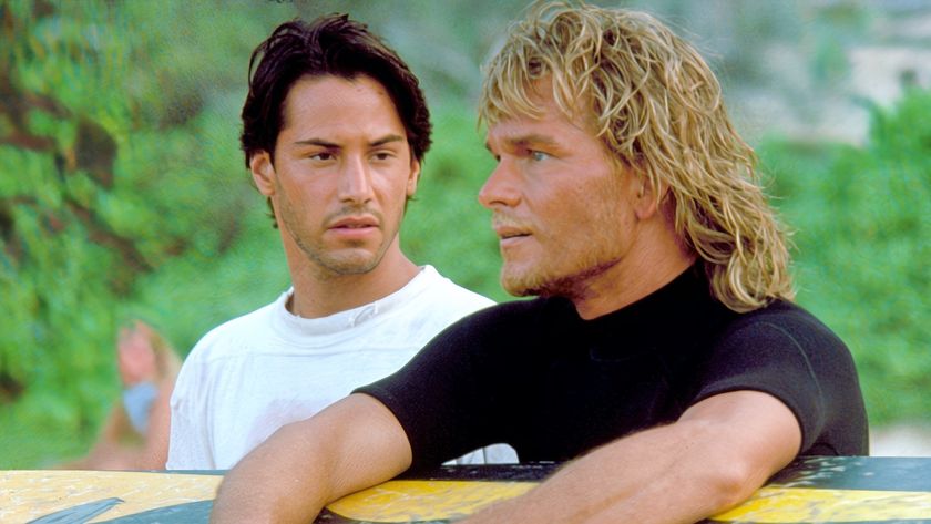 Keanu Reeves and Patrick Swayze in Point Break