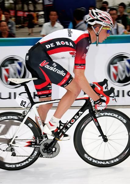 David Tanner (Fly V Australia) finished third in the 3.4km prologue.