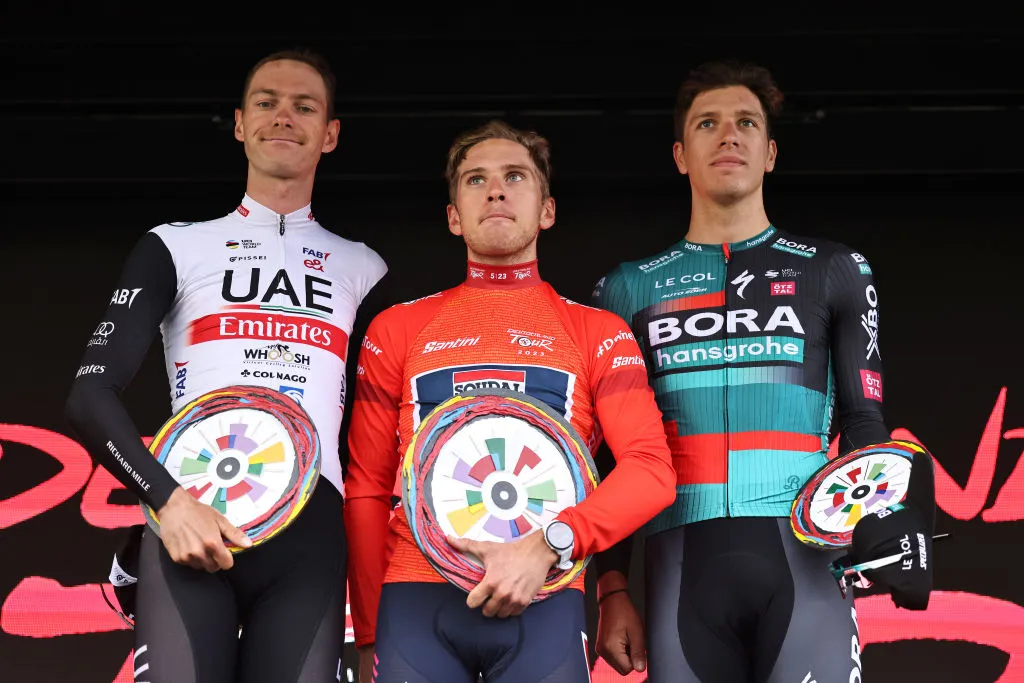 Ilan Van Wilder porta a casa la maglia rossa finale. Photo Credit: Getty Images