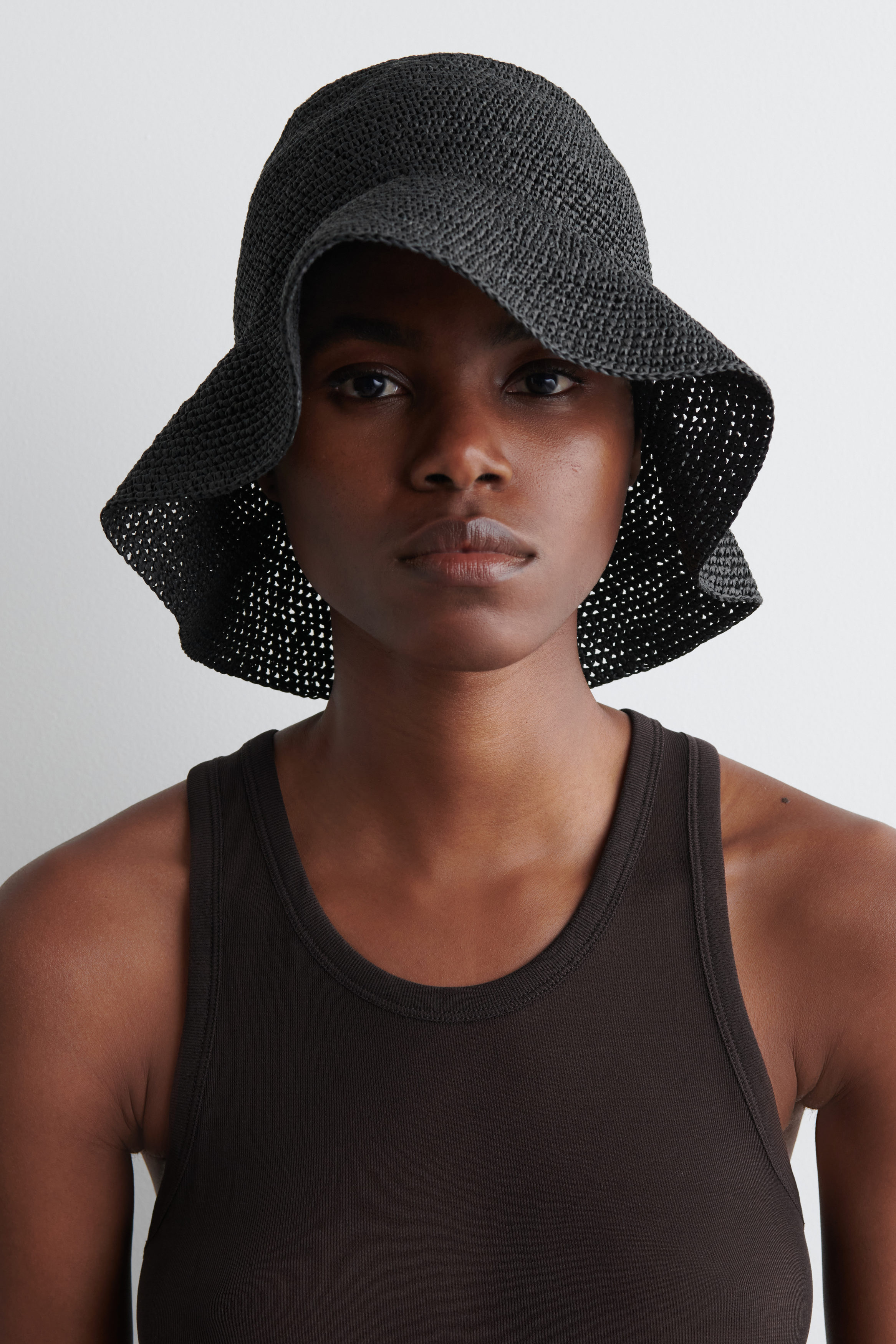 Straw Bucket Hat