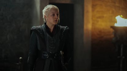 Emma D'Arcy as Rhaenyra Targaryen in House of the Dragon season 3, episode 2