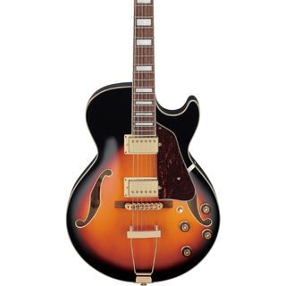 An Ibanez AG75G jazz guitar