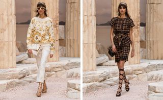 Urban legend: Chanel conjures an ancient Grecian spectacle in Paris