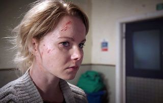 Holby City Chloe Godard police