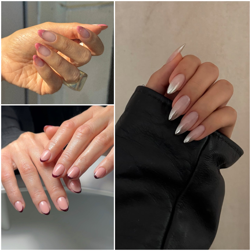 fall french tips