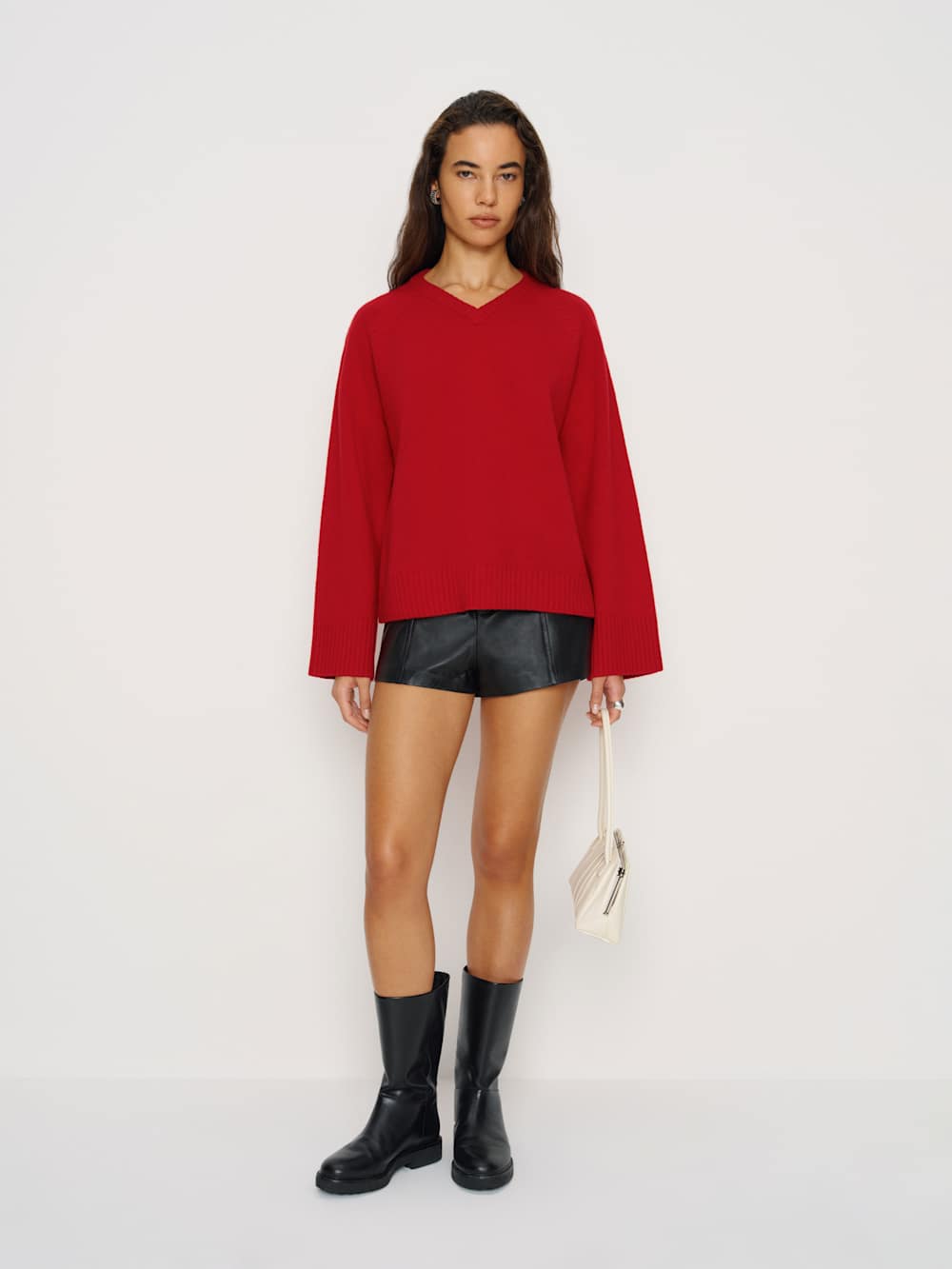 Beth Regenerative Wool V-Neck