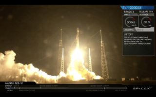 Falcon 9 Rocket Launches SES-12 Satellite