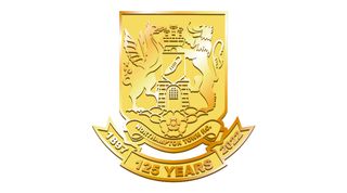 The Northampton Town 125-year anniversary badge.
