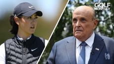 Michelle Wie and Rudy Giuliani pictured