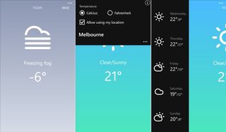 Simply Weather for Windows Phone