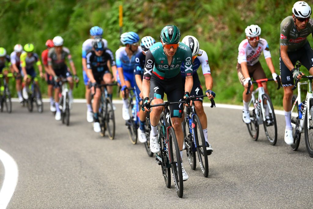 Wilco Kelderman (Bora-Hansgrohe) in the stage 12 breakaway at the 2022 Giro d&#039;Italia