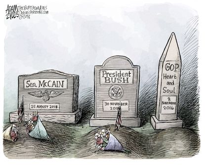 U.S. Republican death George H.W. Bush John McCain