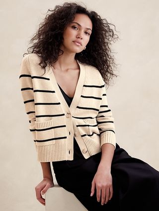 Demi Cotton-Silk Cardigan