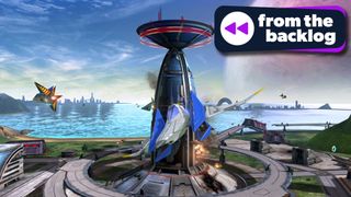 A Star Fox Zero screenshot with a TechRadar From the Backlog banner applied.
