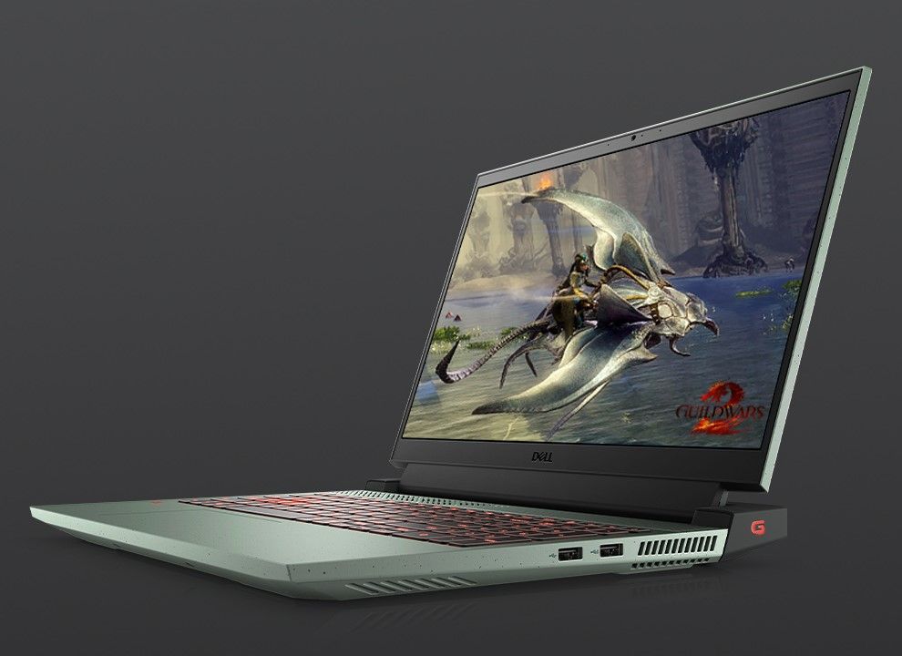 Dell G15 in green.