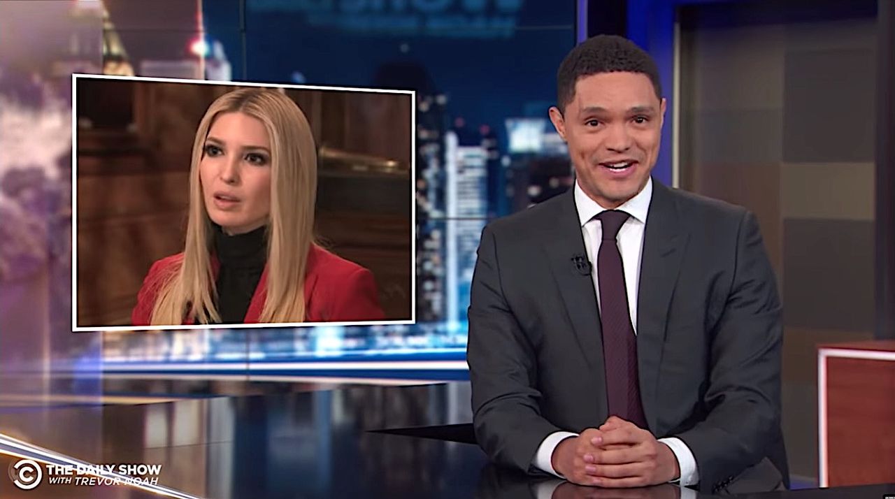 Trevor Noah scorches Ivanka Trump