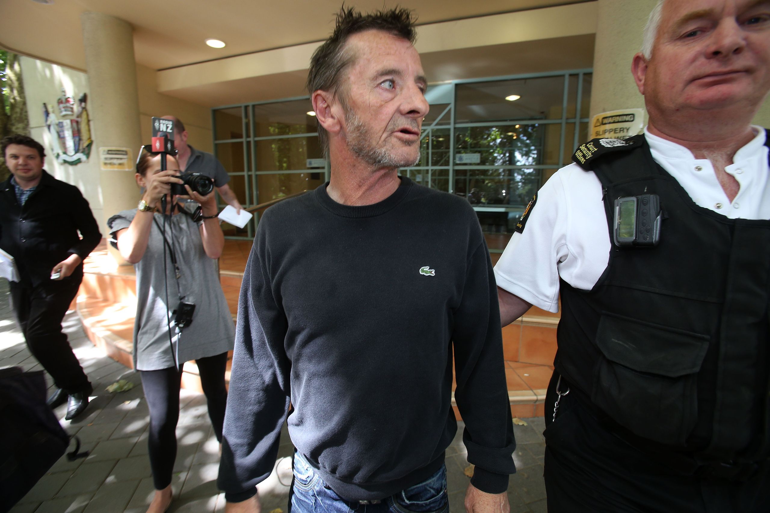 Phillip Rudd AC/DC drummer Phil Rudd unexpectedly pleads guilty to threatening to ...