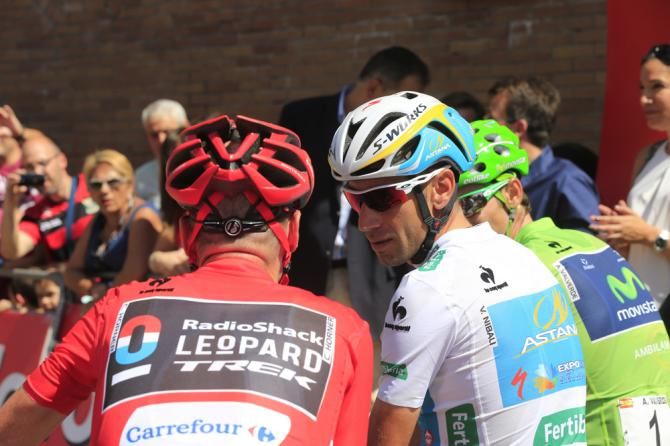 Horner and Nibali catch up before the final stage