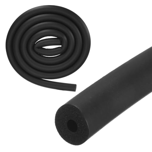 M Meterxity Pipe Insulation Foam Tube,3mm 1/8" Id 11mm Od 3.3ft 1m Black | Soft Flexible Foam Tubing Pipe Insulation for Handle Grip Support/guitar Stand/roof Racks