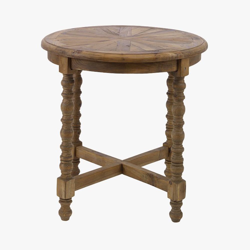 reclaimed wood end table