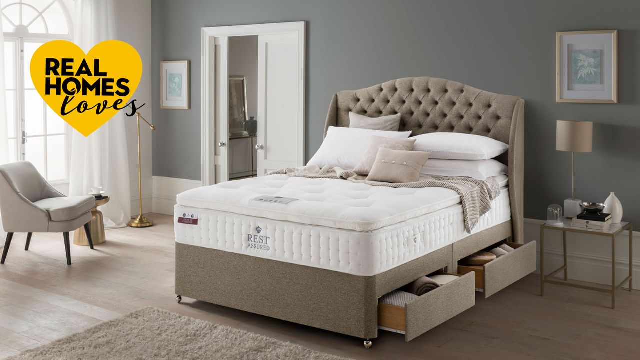 rest assured mattress in bedroom setting 