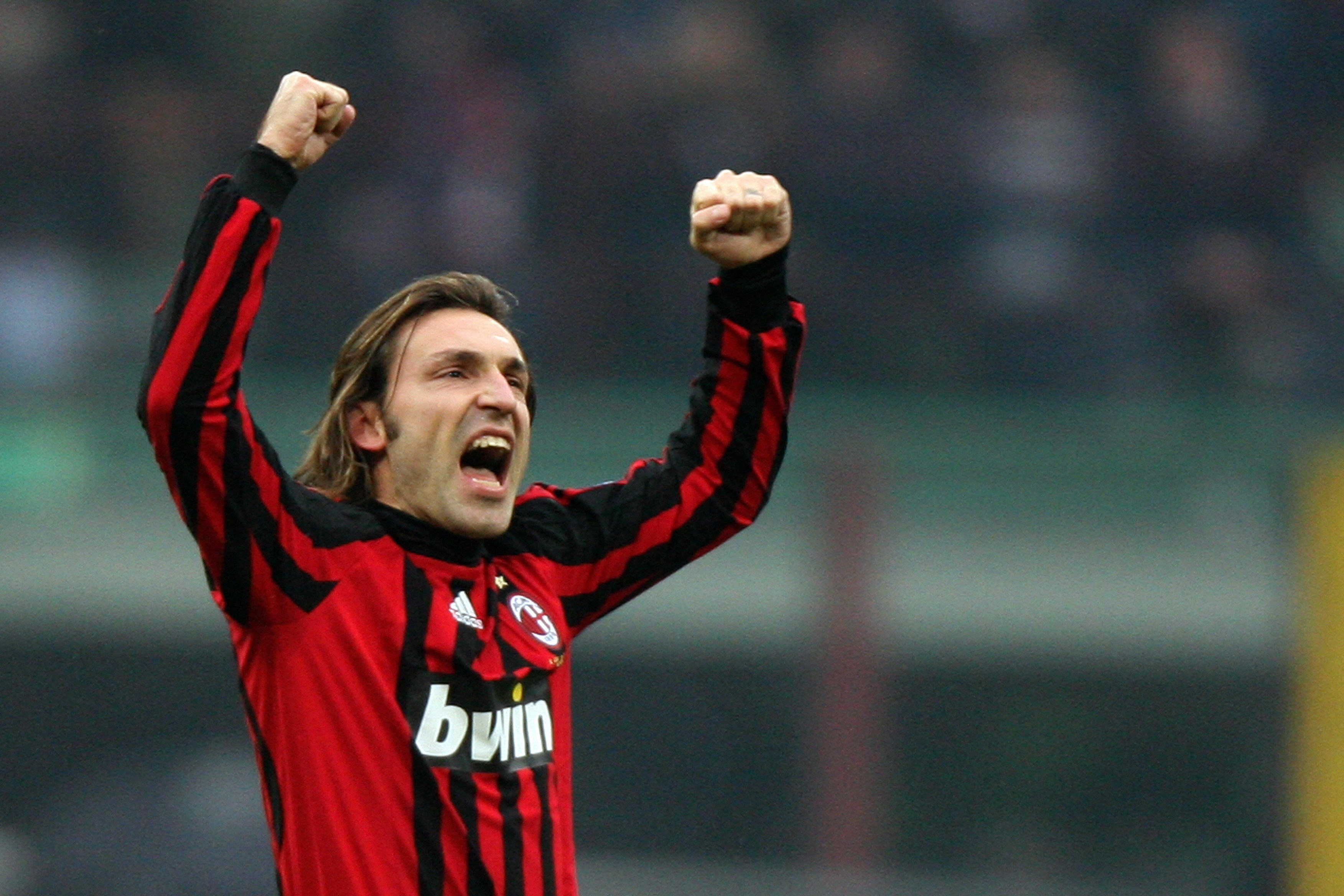 Andrea Pirlo in action for AC Milan back in 2007