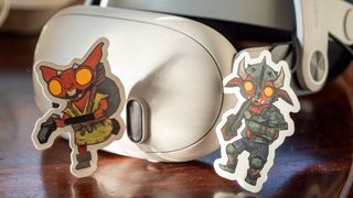 Stickers for Underworld Overseer with a Meta Quest 3 headset