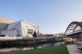 Left, designed by OMA as the new home for the Manchester International Festival, Factory International will be a flexible cultural space offering a year-round arts programme